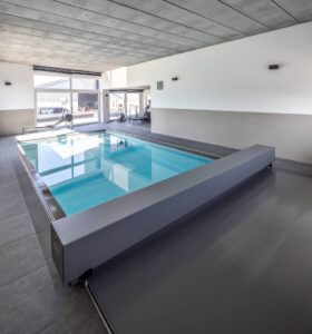 coverseal piscine intérieure grise coté, arzon